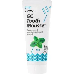 GC Tooth Mousse schützende remineralisierende Zahncreme für empfindliche Zähne ohne Fluor Geschmack Mint 35 ml