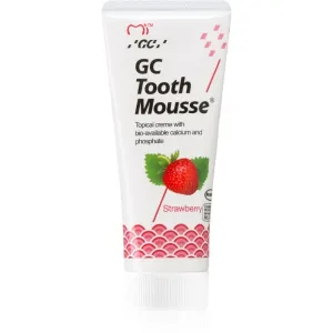 GC Tooth Mousse schützende remineralisierende Zahncreme für empfindliche Zähne ohne Fluor Geschmack Strawberry 35 ml #321656