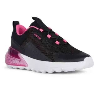 Geox ACTIVART ILLUMINUS A Mädchen Sneaker, schwarz, größe 32