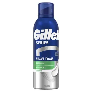 Gillette Beruhigender Rasierschaum Series Sensitive Aloe Vera (Soothing Shave Foam) 200 ml