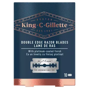 Gillette King C. Double Edge Rasierklingen 10 St