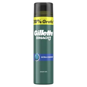 Gillette Rasiergel Mach3 Extra Comfort (Shave Gel) 200+40 ml