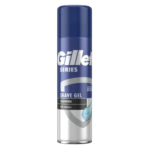 Gillette Aktivkohle-Reinigungsgel mit Aktivkohle Charcoal (Cleansing Shave Gel) 200 ml