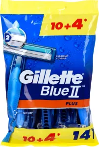 Gillette Einwegrasierer für Herren Gillette Blue2 Plus 10+4 Stck