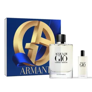 Giorgio Armani Acqua Di Gio Pour Homme – EDP 125 ml (nachfüllbar) + EDP 15 ml