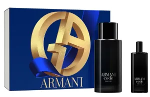 Giorgio Armani Code Parfum - Parfüm 125 ml (nachfüllbar) + Parfüm 15 ml