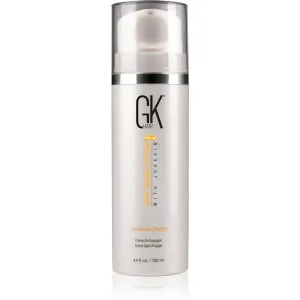 GK Hair Leave-In Cream Spülungsfreier nährender Conditioner für glänzendes und geschmeidiges Haar mit Pumpspender 130 ml