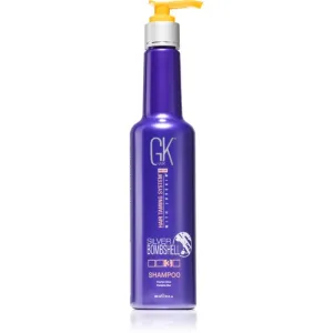 GK Hair Silver Bombshell Shampoo neutralisierte Shampoo für platinblondes und graues Haar 280 ml