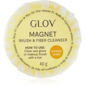 GLOV Accessories Magnet Cleanser Bar Reinigungsseife für Kosmetikpinsel Duft Mango 40 g