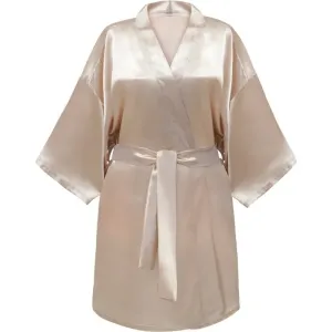 GLOV Bathrobes Kimono-style Bademantel für Damen Satin Sparkling Wine 1 St
