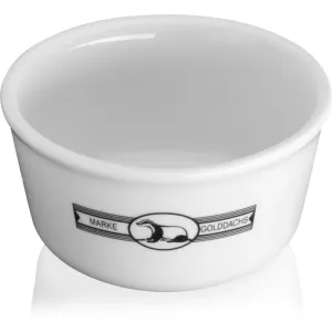 Golddachs Bowl Porzellanschale für Rasierutensilien White 1 St