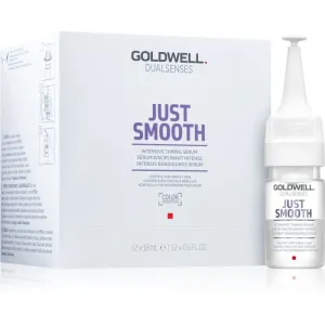 Goldwell Dualsenses Just Smooth Intensive Conditioning Serum Glättungsserum gegen gekräuseltes Haar 12 x 18 ml