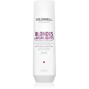 Goldwell Dualsenses Blondes & Highlights Shampoo für blonde Haare neutralisiert gelbe Verfärbungen 250 ml
