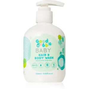 Good Bubble Baby Hair & Body Wash Waschemulsion und Shampoo für Kinder ab der Geburt Cucumber & Aloe vera 250 ml