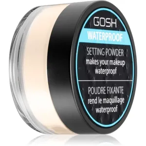 Gosh Waterproof Setting Powder wasserfester Fixierpuder Farbton 001 Transparent 7 g #321359