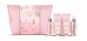 Grace Cole Körperpflege-Geschenkset in Kosmetiktasche Vanille & Mandeln 5 Stk