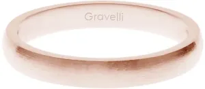 Gravelli Rosévergoldeter Edelstahlring Precious GJRWRGX106 53 mm