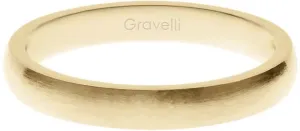 Gravelli Vergoldeter EdelstahlringPrecious GJRWYGX106 53 mm