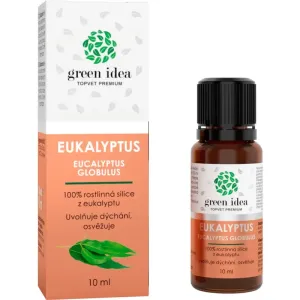 Green Idea Eukalyptus 100% ätherisches Öl zur Unterstützung einer normalen Funktion der Atemwege 10 ml
