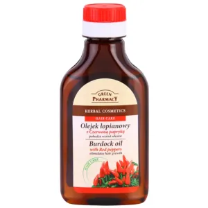 Green Pharmacy Hair Care Red Peppers Klettenöl zur Stimulation des Haarwachstums 100 ml #306604