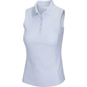 GREGNORMAN PROTEK SLEEVELESS POLO W Poloshirt für Damen, hellblau, größe XL