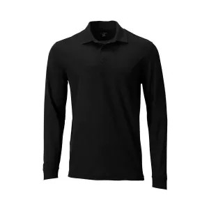 GREGNORMAN MEN INTERLOCK LONGSLEEVE POLO Herren Poloshirt, schwarz, größe XL