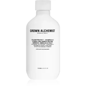 Grown Alchemist Shampoo für gefärbtes Haar Hydrolyzed Quinoa Protein, Burdock, Hibiscus Extract (Colour Protect Shampoo) 200 ml