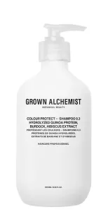 Grown Alchemist Shampoo für gefärbtes Haar Hydrolyzed Quinoa Protein, Burdock, Hibiscus Extract (Colour Protect Shampoo) 500 ml