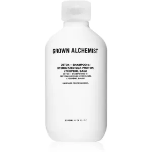 Grown Alchemist Detox Shampoo Hydrolyzed Hydrolyzed Silk Protein, Black Pepper, Sage (Detox Shampoo) 200 ml
