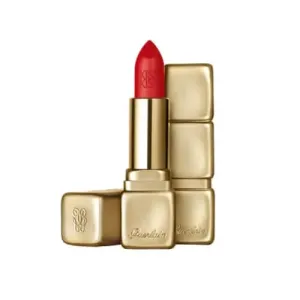 Guerlain Luxuriöser matter Lippenstift KissKiss (Matte Lipstick) 3,5 g 330 Spicy Burgundy
