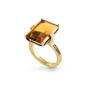 Guess Eleganter vergoldeter Ring JUBR01235JWAGTZ 50 mm