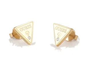 Guess Moderne vergoldete Ohrringe mit Kristallen Studs Party JUBE02168JWYGT/U