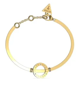 Guess Modisches vergoldetes Armband Circle Lights JUBB03172JWYGS L: 17 - 21 cm