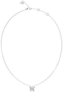 Guess Schicke Halskette aus Stahl mit Schmetterling Chrysalis JUBN04107JWRHT/U