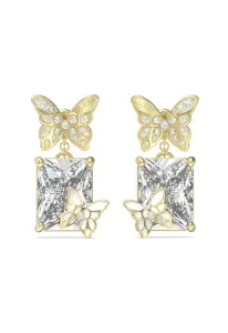 Guess Vergoldete Ohrringe mit Schmetterlingen Chrysalis JUBE04089JWYGT/U