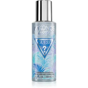 Guess Destination Mykonos Breeze parfümiertes Bodyspray mit Glitzerteilchen für Damen 250 ml