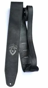 Guild Strap Standard Leather Ledergurte für Gitarren Black