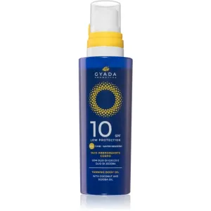 Gyada Cosmetics Solar Low Protection pflegendes Sonnenschutzöl für den Körper SPF 10 150 ml