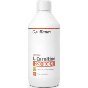 GymBeam Carnitine 220 000 mg/l Fatburner Geschmack Orange 500 ml