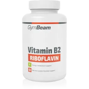 GymBeam Vitamin B2 (Riboflavin) Kapseln zur Unterstützung des Nervensystems 90 KAP