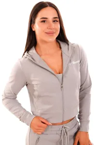 GymBeam Damenkapuzenpullover Zip-up TRN Grey M