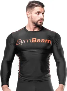 GymBeam Kompressionsshirt für Herren Black/Red S