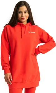 GymBeam Sweatshirt für Damen Longline Limitless Hot Red XL