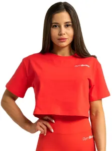 GymBeam T-Shirt für Damen Cropped Limitless Hot Red L