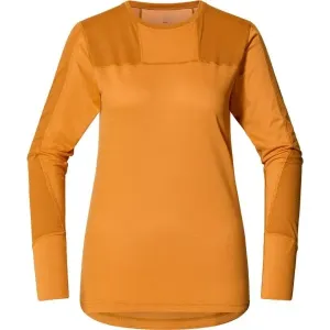 HAGLÖFS NATURAL BLEND TECH CREW NECK W Damen-T-Shirt, gelb, größe L