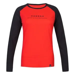 Hannah PRIM Langärmliges Damenshirt, rot, größe 38