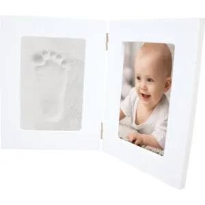 Happy Hands Double Frame Abdrucksets für Babyerinnerungen White 36,7 cm x 23,7 cm