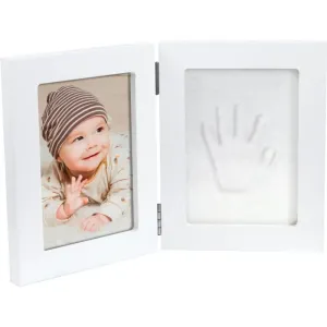 Happy Hands Double Frame Small Abdrucksets für Babyerinnerungen White 10 cm x 15 cm + 13 cm x 17 cm 1 St