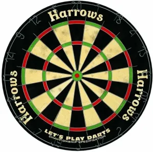 Harrows Lets Play Darts Schwarz 4 kg Dartscheibe