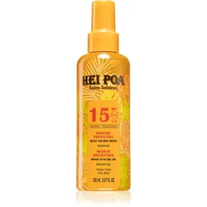 Hei Poa Monoi Suncare Öl-Spray für Bräunung SPF 15 150 ml